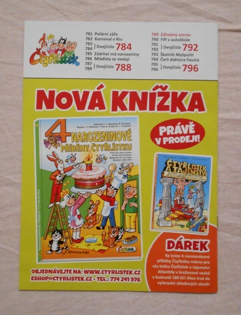 Časopis Čtyřlístek 789 - Záhadný ostrov - číslo 9/2026