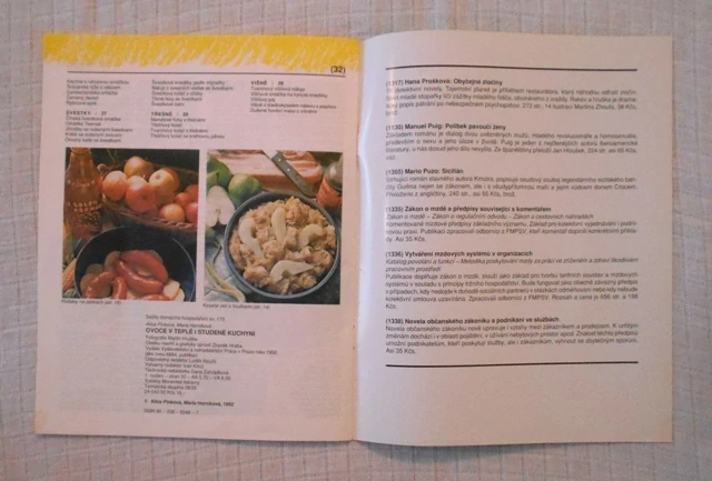 Pinková, Horníková - Ovoce v teplé i studené kuchyni - 1992