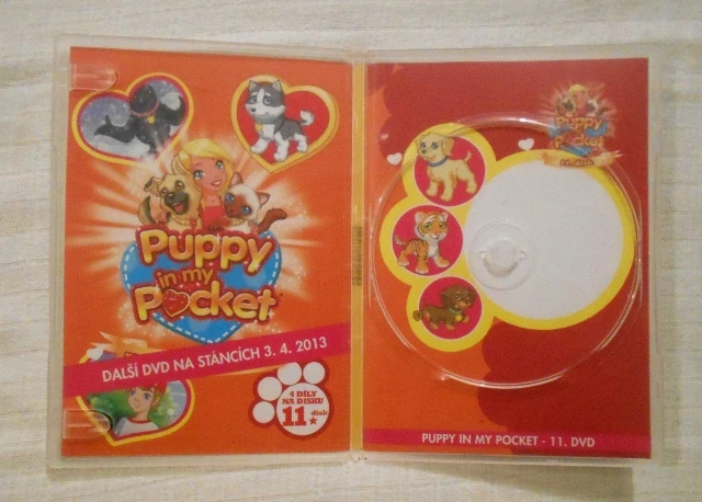 DVD Puppy in my Pocket - animovaný seriál - DVD používané