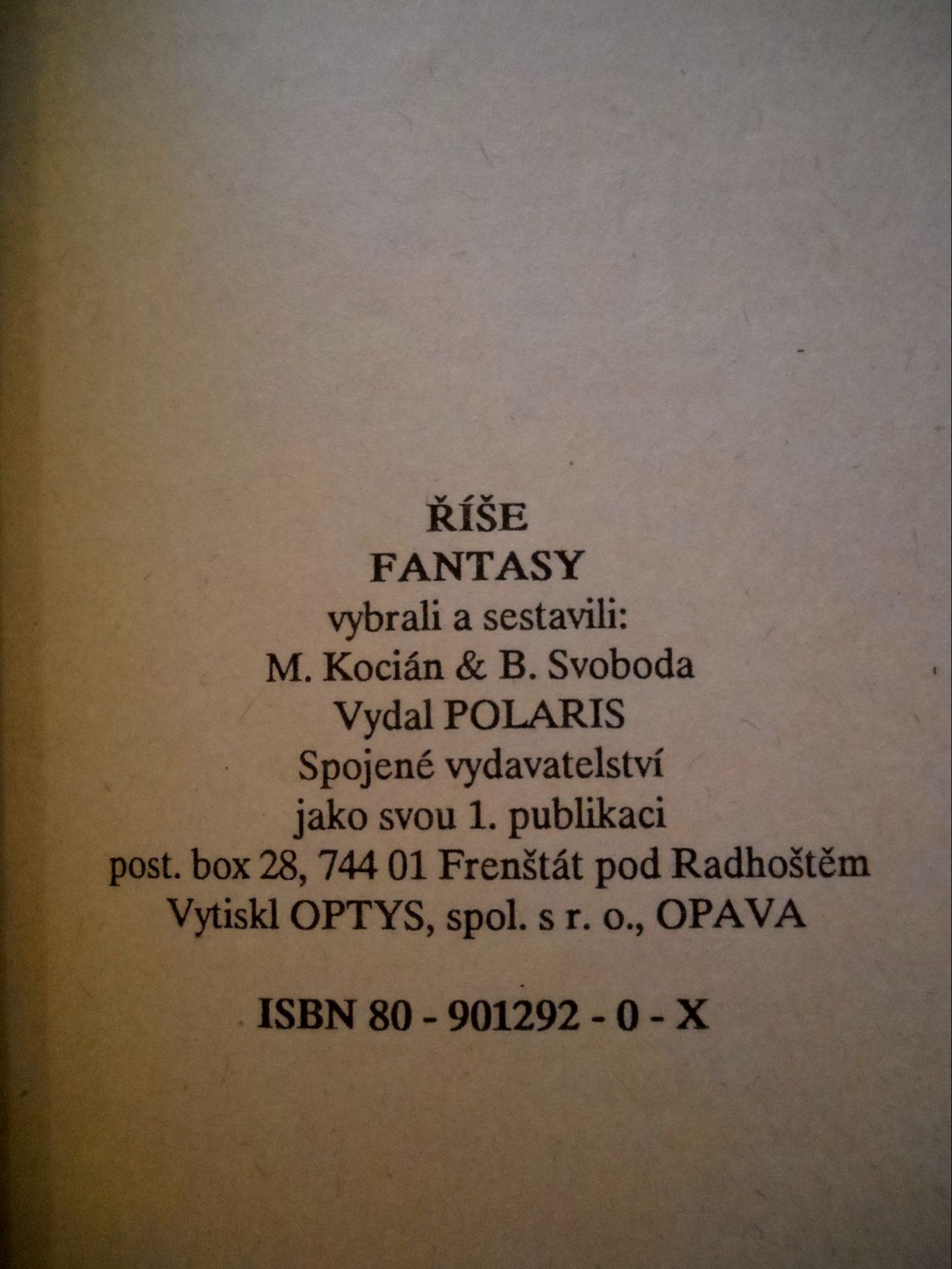 Říše Fantasy - Exalticon speciál - Polaris 1992