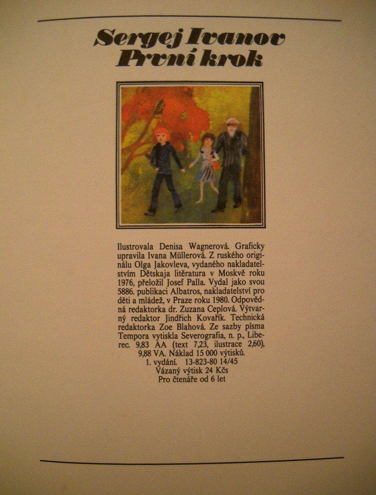 Sergej Ivanov - První krok - Albatros 1980