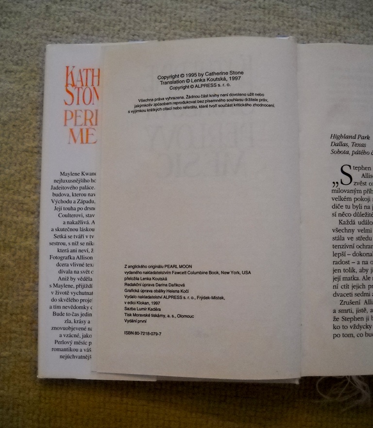 Katherine Stoneová - Perlový měsíc - 1997