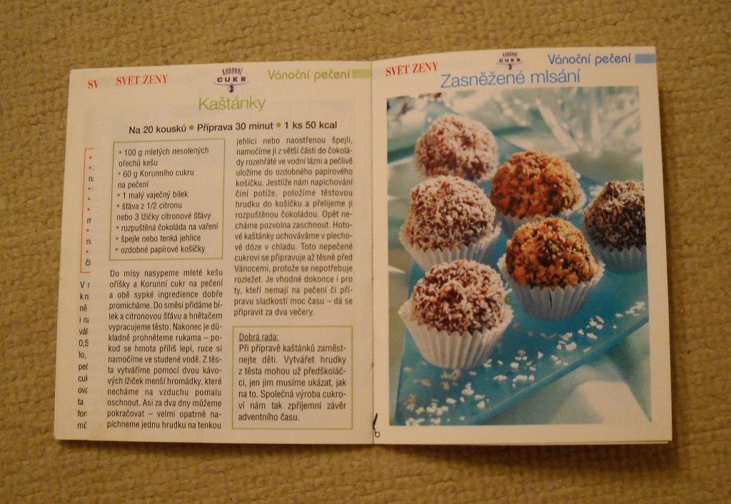 Vánoční pečení - Svět ženy - brožura s kartičkami