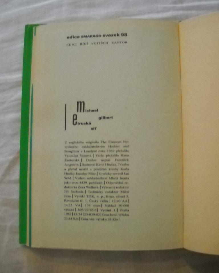 Michael Gilbert - Etruská síť - Smaragd 1982