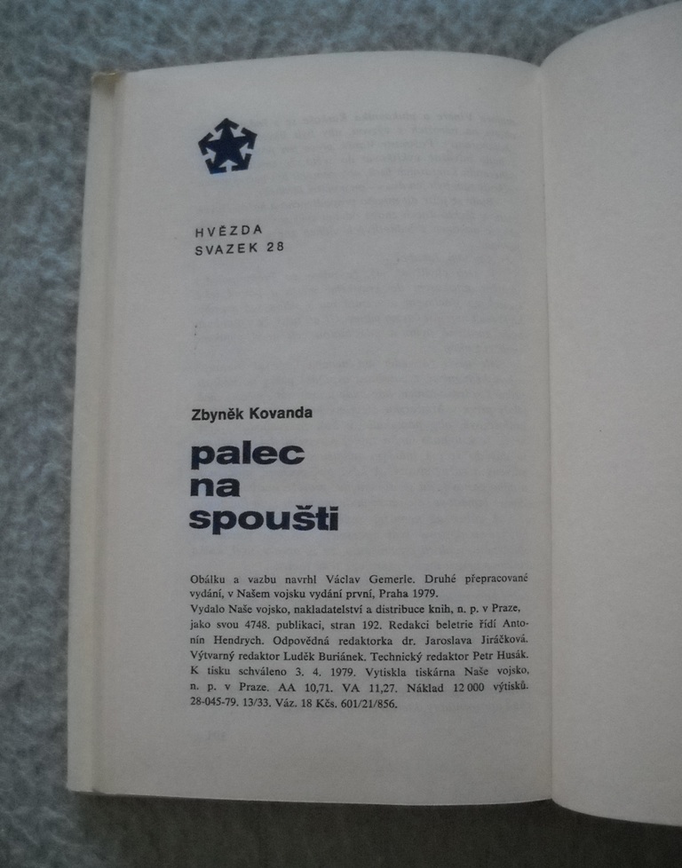 Zbyněk Kovanda - Palec na spoušti - NV 1979