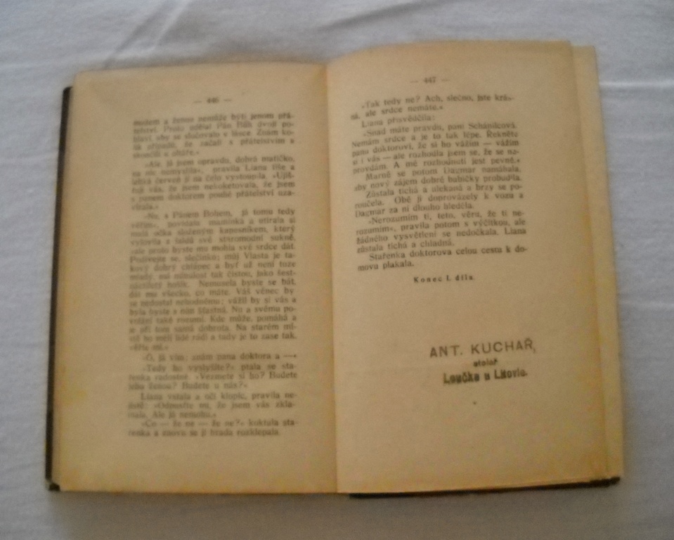 Vlasta Javořická - Na nůž díl I. - 1930