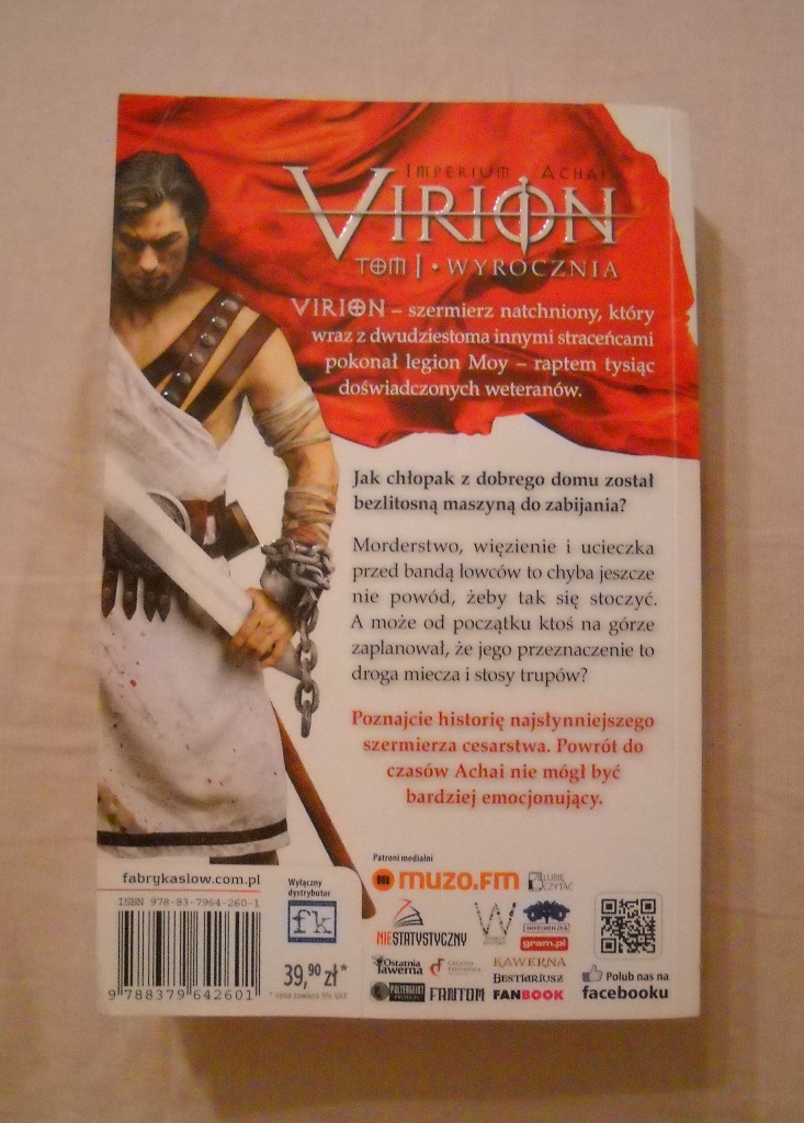 Andrzej Ziemiański - Imperium Achai - Virion 1 - Wyrocznia - 2017