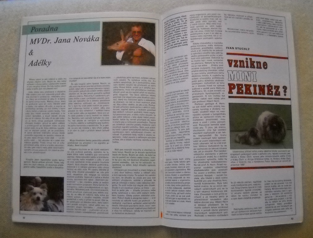 Časopis Canis Revue magazin - 1990/91