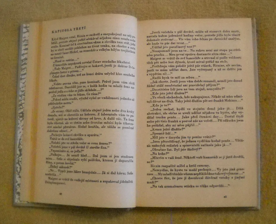 Georges Simenon - Třikrát Maigret a neochotní svědkové - Odeon 1986