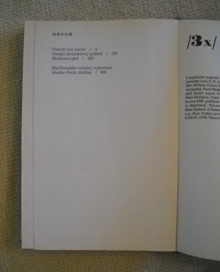 John D. Macdonald - Třikrát detektiv amatér Travis McGee - Odeon 1987