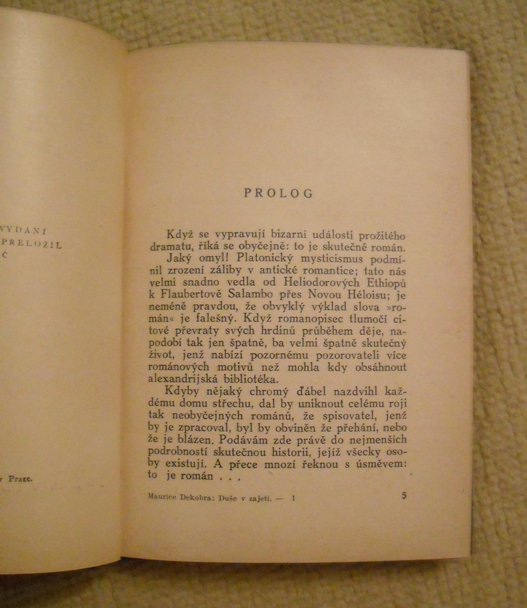 Maurice Dekobra - Duše v zajetí - Praha 1928
