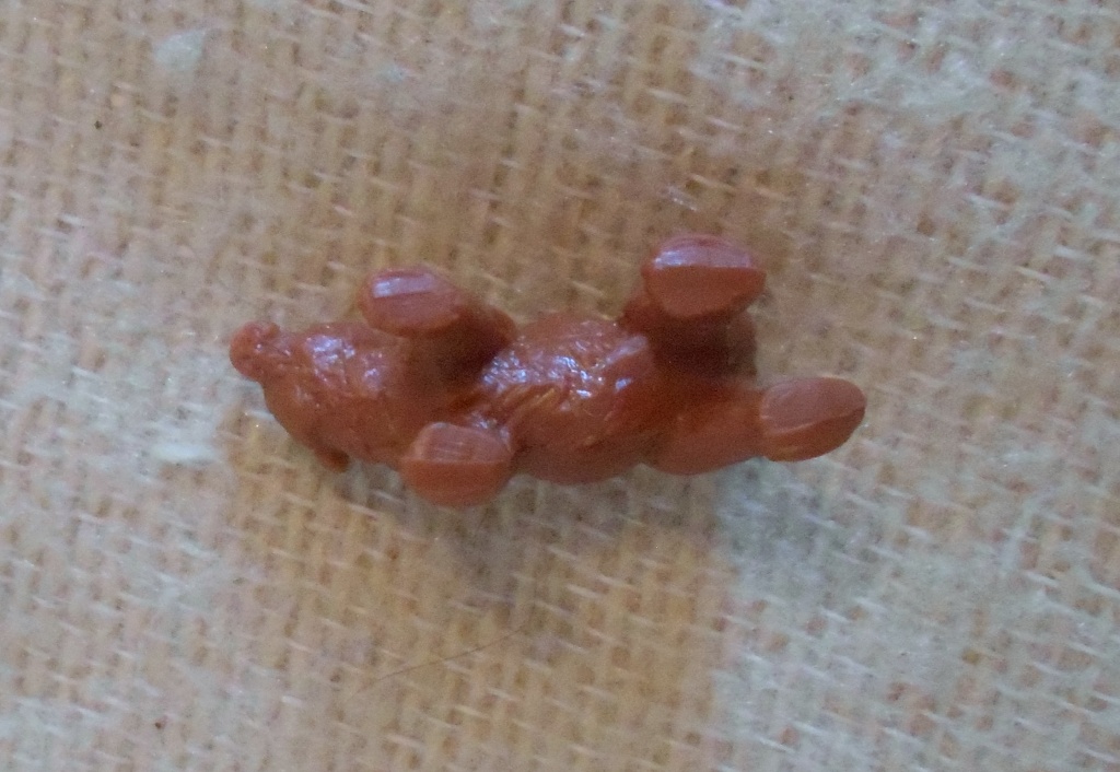 Dětská figurka - medvěd hnědý - 2 cm