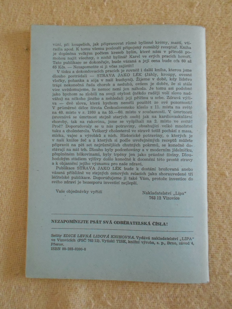 Vlasta Javořická - V samotách 2. sešit - 1991