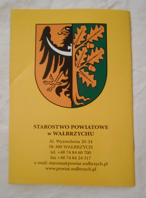 Tourist guide of The Wałbrzyski County 2007 - Turistická brožura Powiat Wałbrzyski - Polsko