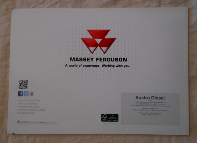 Propagační brožura Massey Ferguson MF 6600 - 2013