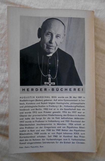 Augustin Kardinal Bea - Die Einheit der Christen - 1963