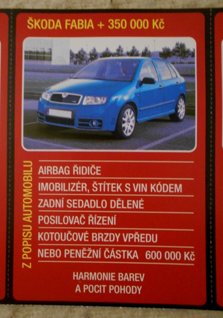 Reklamní kartičky Škoda - blok 3 kusy - Reader´s Digest Výběr