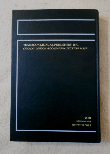 Yearbook of Surgery 1989 - USA 1989 - anglicky