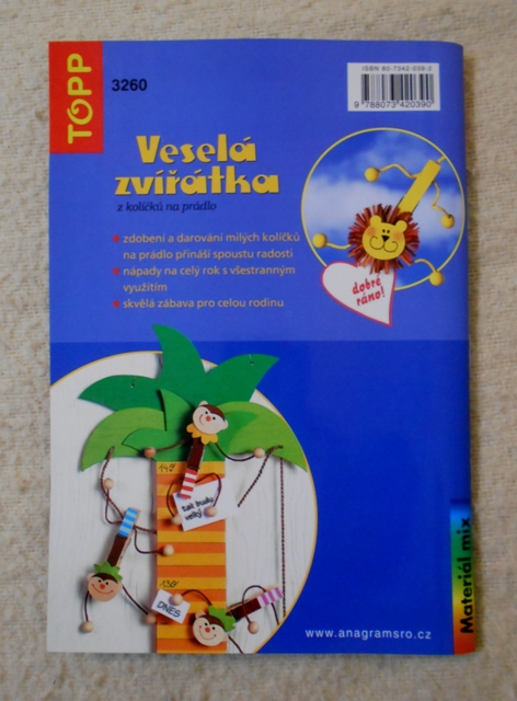 Veselá zvířátka z kolíčků na prádlo - TOPP 3260 - 2004