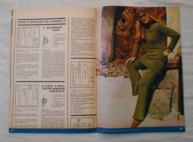 Časopis Praktická žena rok 1972 č. 5 se střihovou přílohou