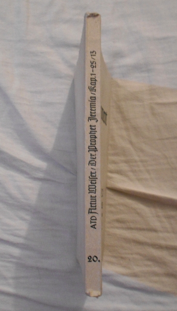 Das Alte Testament Deutsch band 20. - Der Prophet Jeremia - 1959