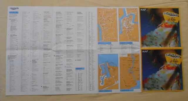 Map Lignano Sabbiadoro is Life - mapa Lignano Sabbiadoro - Itálie 1989