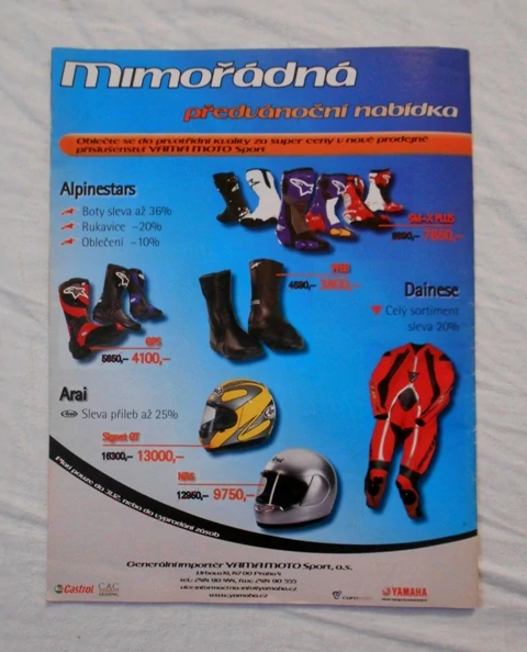 Časopis Motocykl rok 2003 číslo 1 Leden