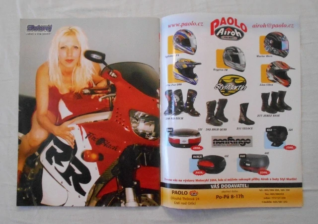 Časopis Motoráj rok 2004 číslo 1-2 leden-únor
