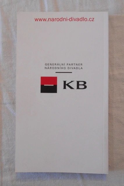 Programová knížka s pohádkami Národní divadlo činohra - Hans Christian Andersen Sněhová královna - 2008