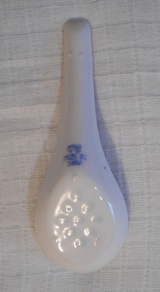 Rýžový porcelán zdobené lžíce sada 5 kusů
