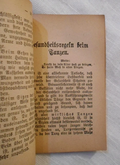 Die Tanzkunst - Miniatur-Bibliothek 307/308 - německy