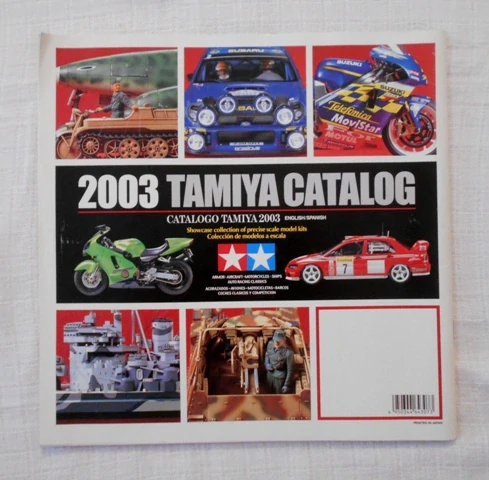 2003 Tamiya Catalog / Catalogo Tamiya 2003 - značkový katalog japonských plastikových modelů