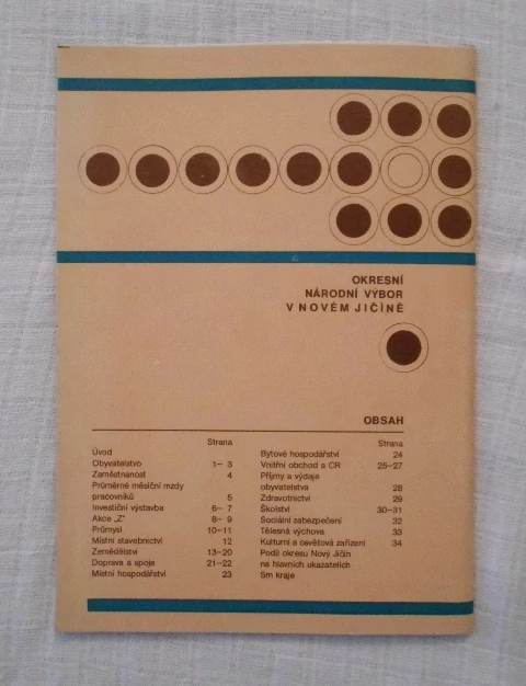 Okres Nový Jičín v číslech - srpen 1980