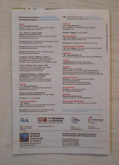 Riccione City map - Provincia di Rimini Edizione 2008