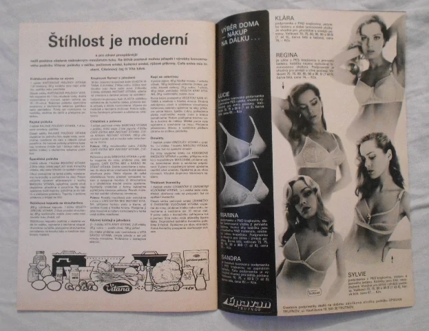 Časopis Praktická žena rok 1985 č. 6 s všitou přílohou