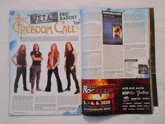 Rockový magazín Spark rok 2019 číslo 11 - SE STŘEDOVÝM PLAKÁTEM