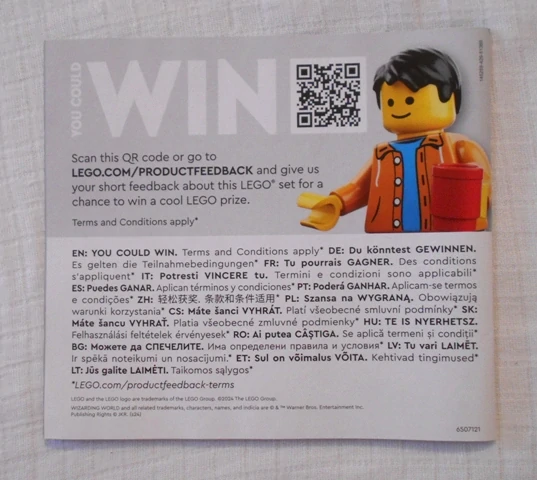 Lego Harry Potter Wizarding World 76430 Bradavická věž návod - Lego 2024 / JEN NÁVOD /