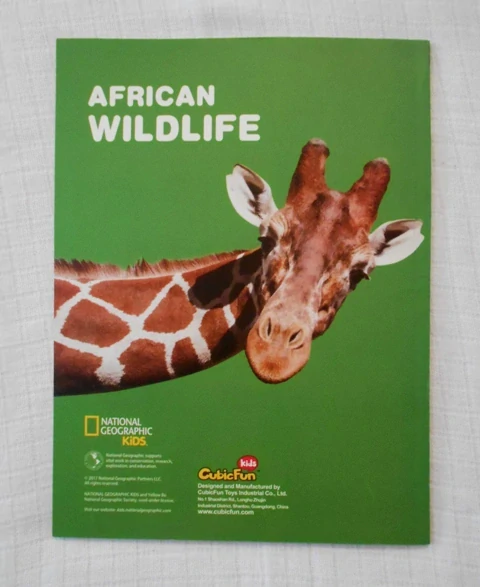 Časopis National Geographic Kids African Wildlife - bez přílohových hraček - anglicky