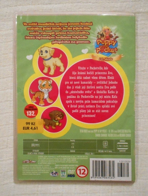 DVD Puppy in my Pocket - animovaný seriál - DVD používané