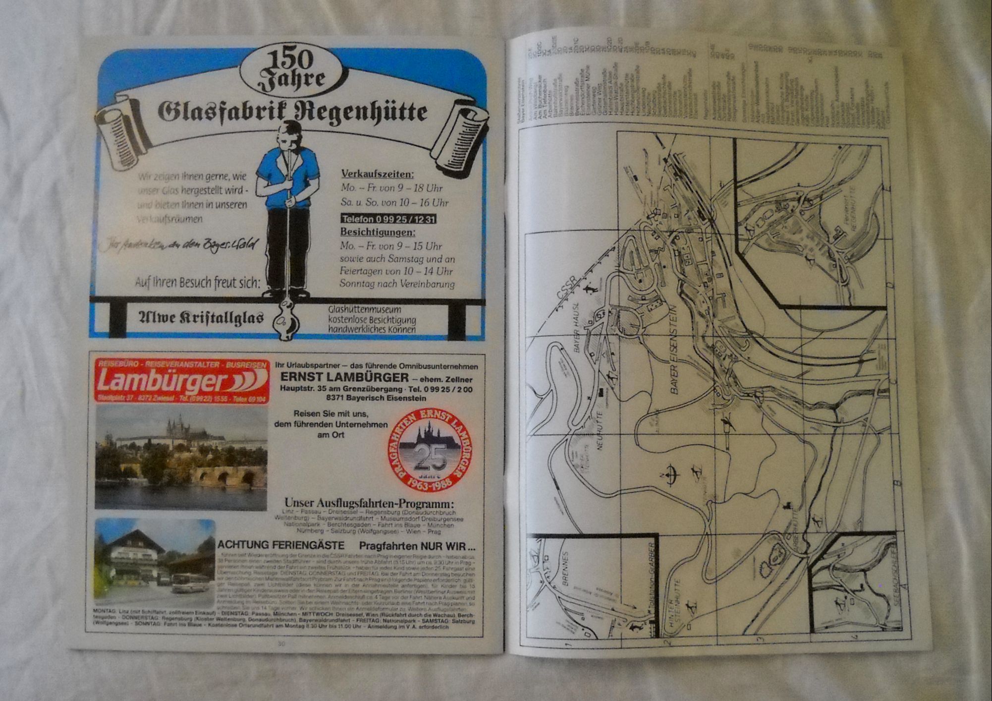 Reklamní katalog Klimatické lázně Eisenstein - 1990