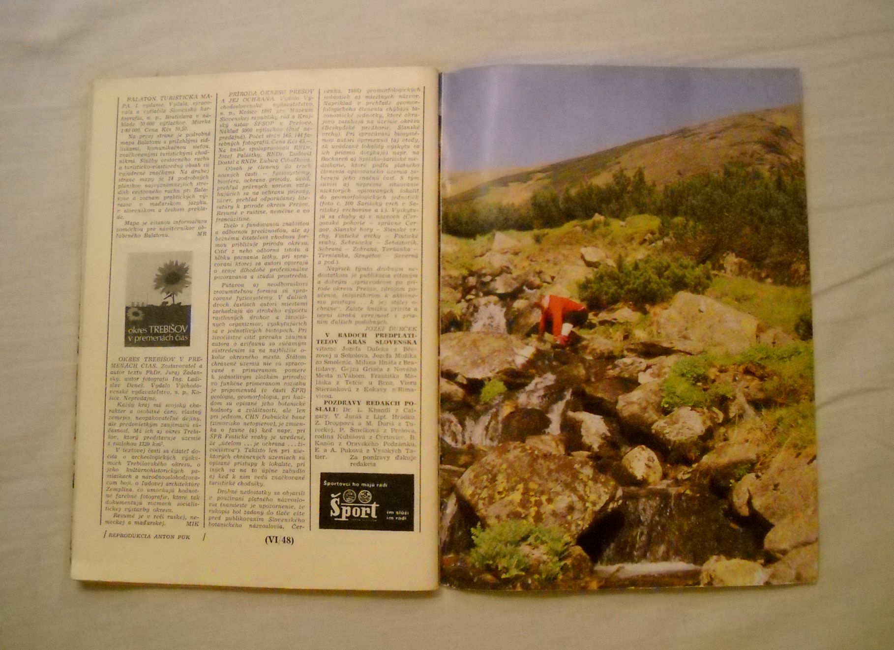 Časopis Krásy Slovenska číslo 6 rok 1988