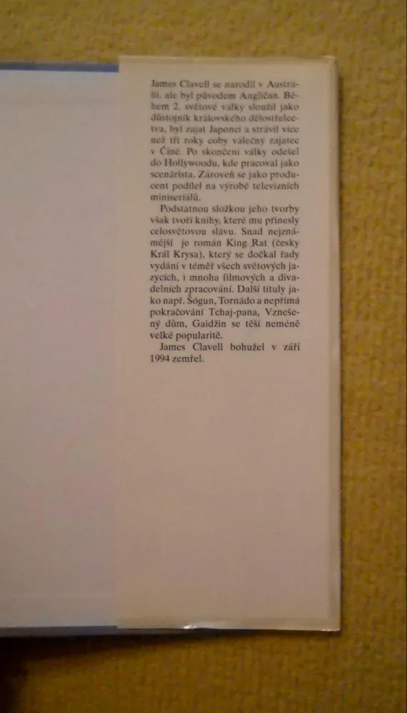 James Clavell - Tchaj-Pan - KK 1994