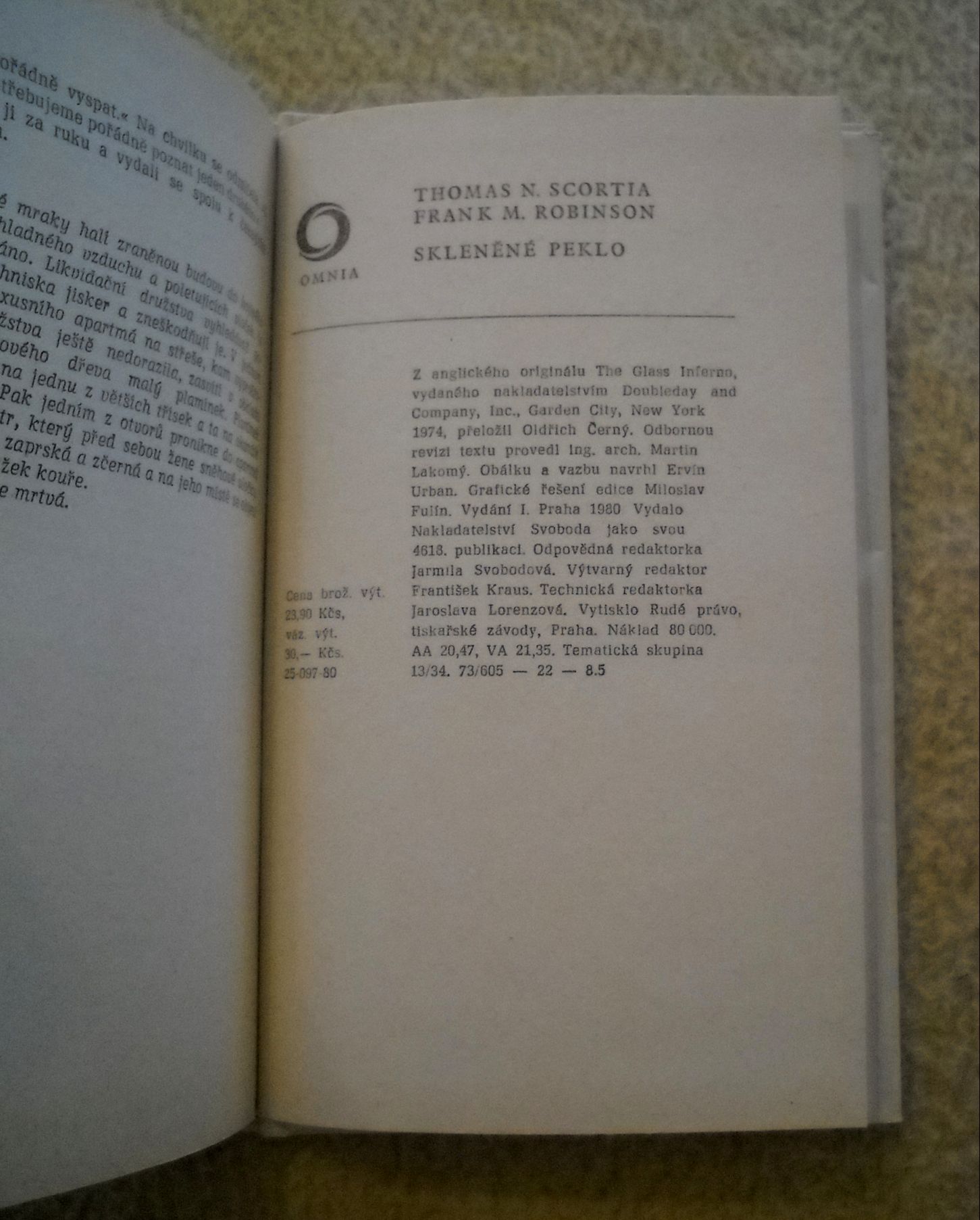 T.N. Scortia, F.M. Robinson - Skleněné peklo - 1980
