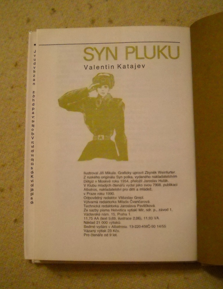 Valentin Katajev - Syn pluku - Albatros 1990
