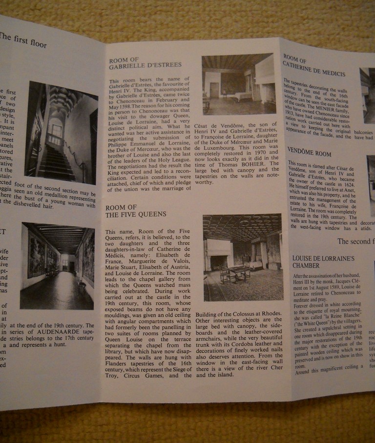 Chenonceau castle - Chenonceau zámek na Loiře - v AJ