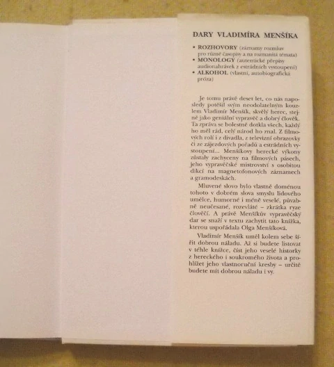 Dary Vladimíra Menšíka aneb stromeček mého veselého života - 1998