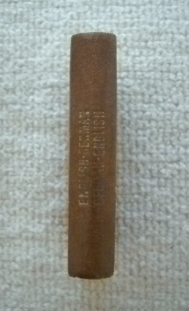 English-German German-English Midget Dictionaries - Burgess & Bowes, England