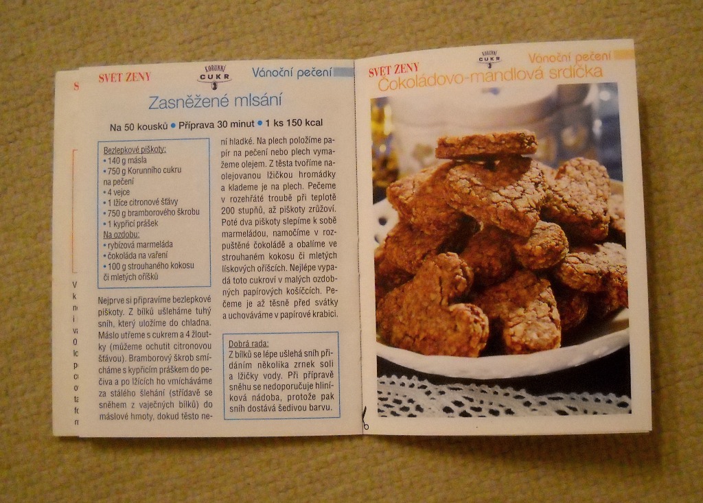 Vánoční pečení - Svět ženy - brožura s kartičkami