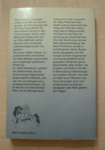 Walter Lübeck - Das Reiki Handbuch - 1992 - v němčině