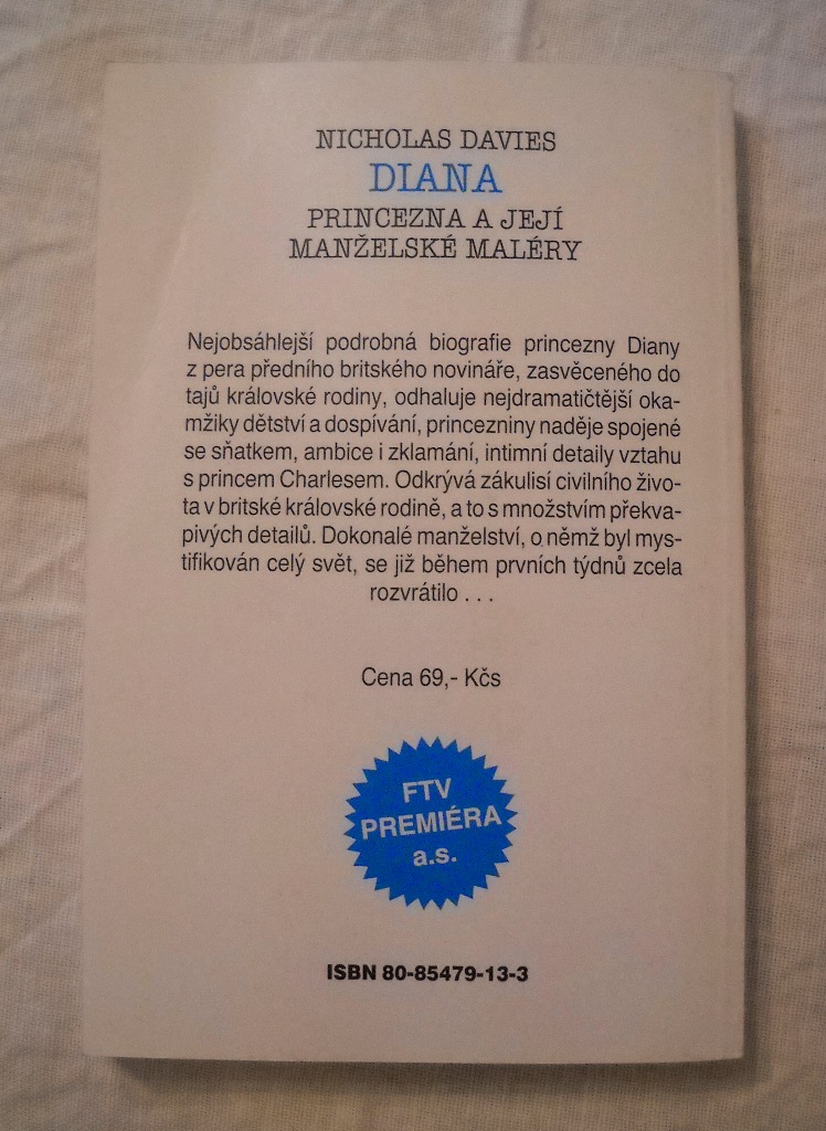Nicholas Davies - Diana Princezna a její manželské maléry - 1992